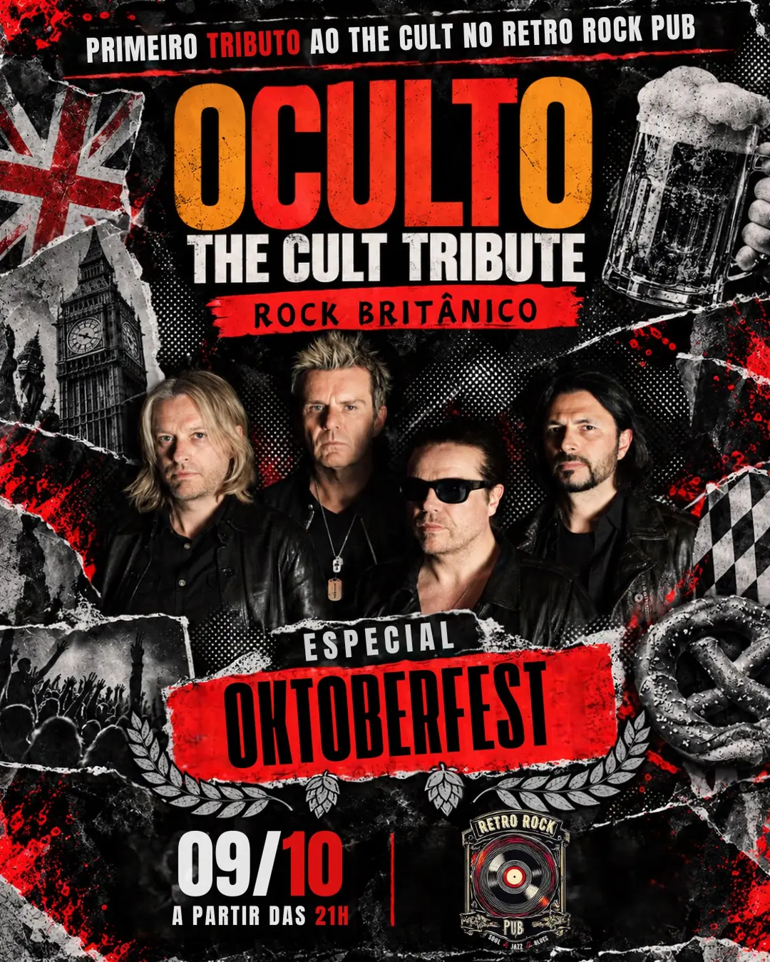 Flyer de Banda Oculto
