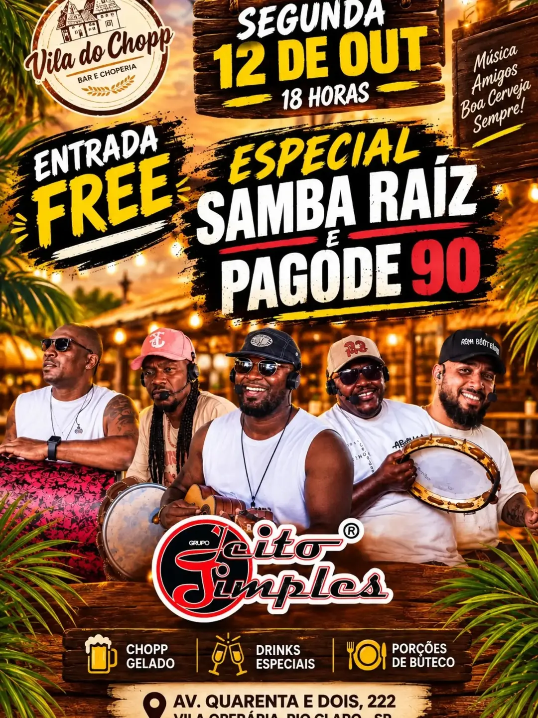 Flyer de Grupo Jeito Simples