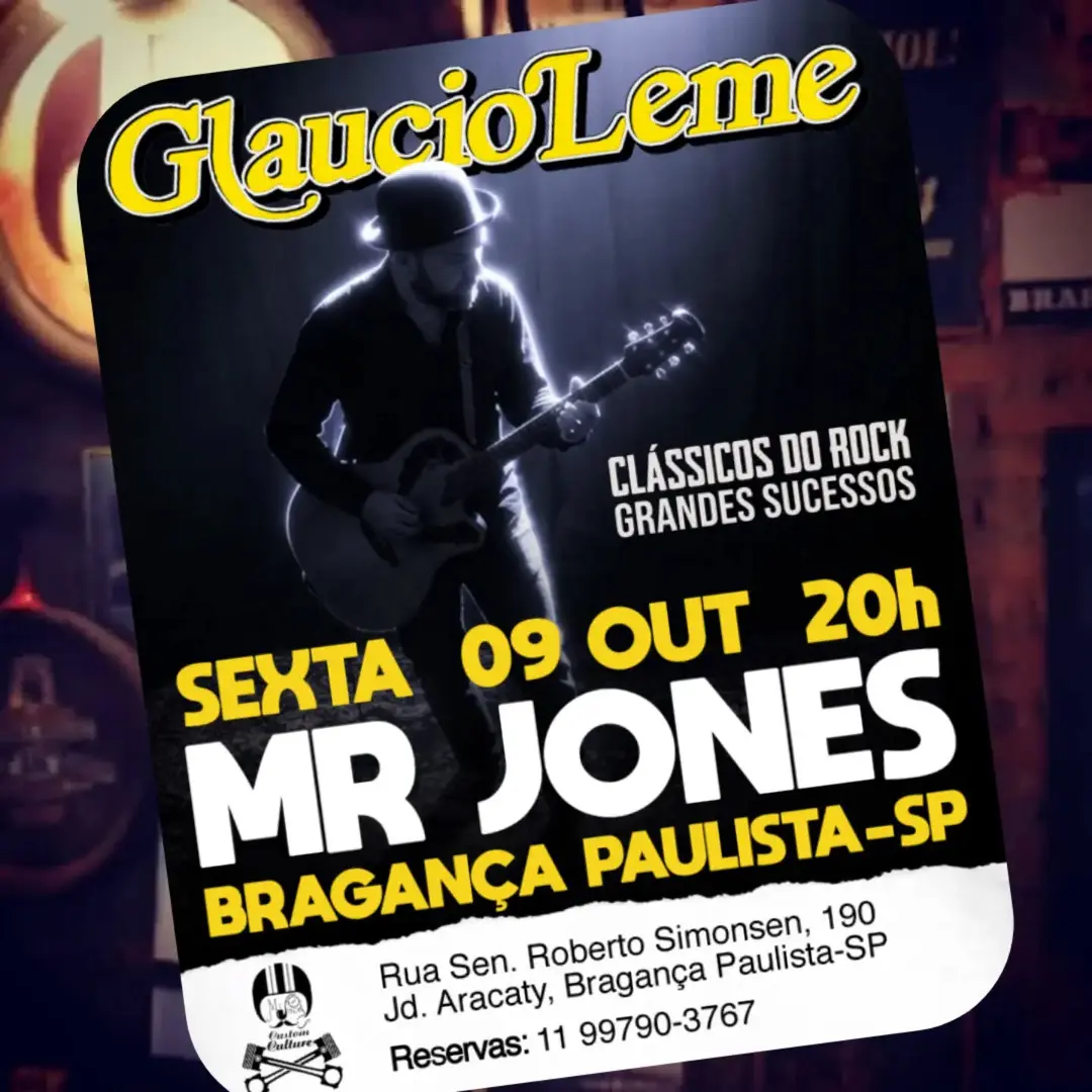 Flyer de Glaucio Leme