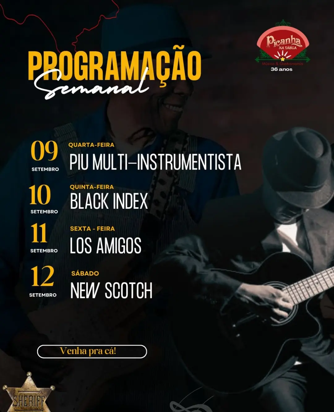 Flyer de Banda Los Amigos