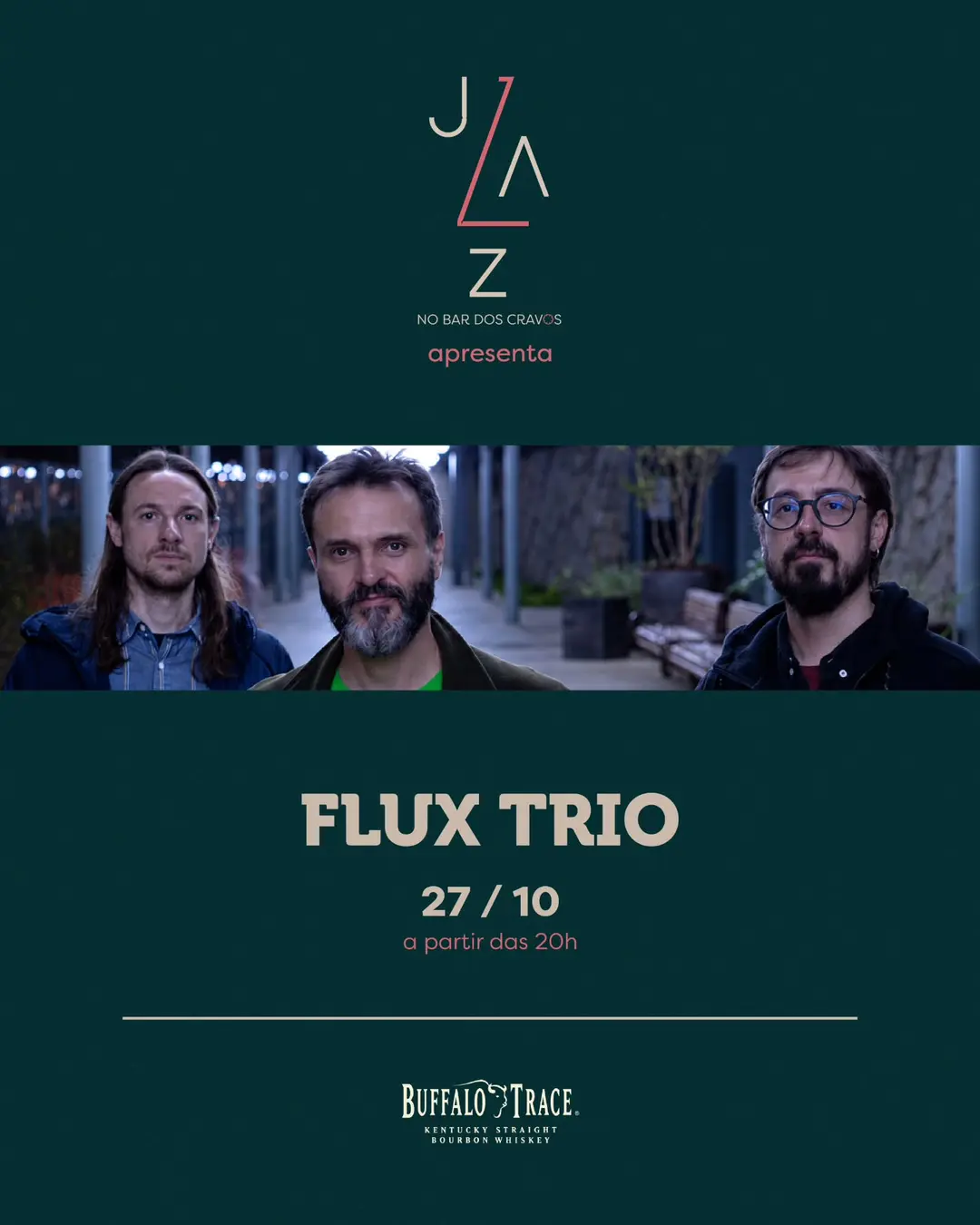 Flyer de Flux Trio e Felipe Gianei