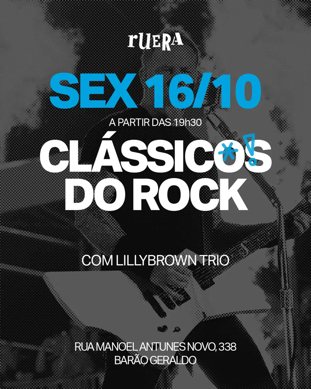 Flyer de Banda Lillybrown Rock