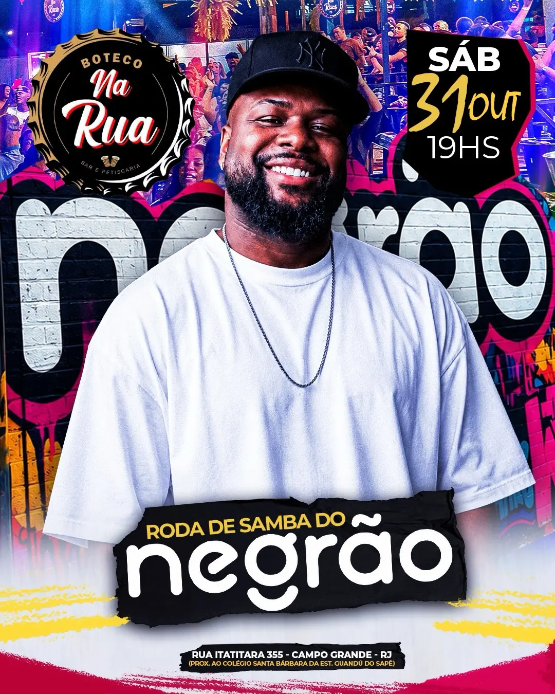 Flyer de Ricardo Negrão