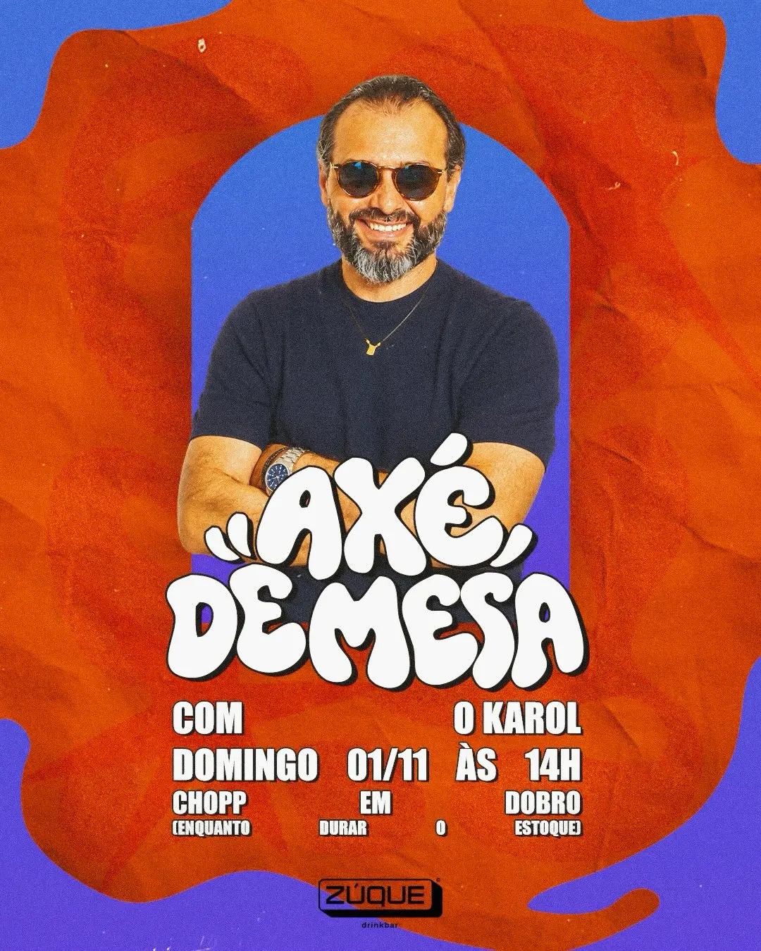 Axé de Mesa com Karol em Zúque Drinkbar — DOM · 1 NOV | TocaOnde