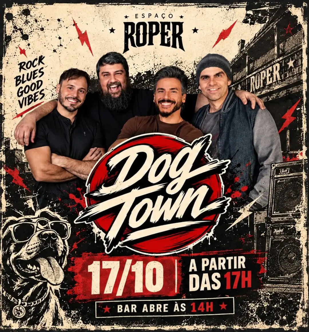 Flyer de Banda Dogtown