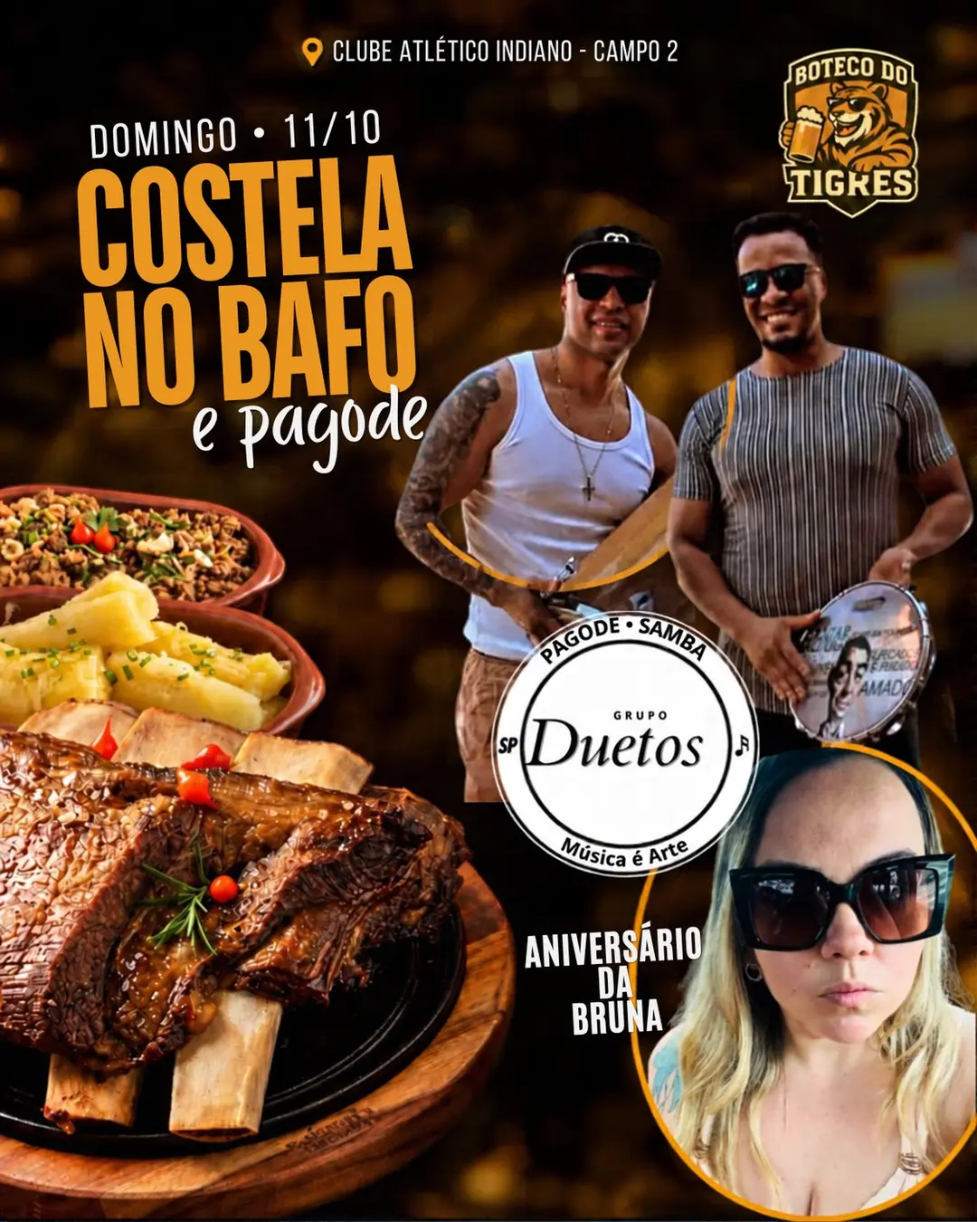 Flyer de Grupo Duetos