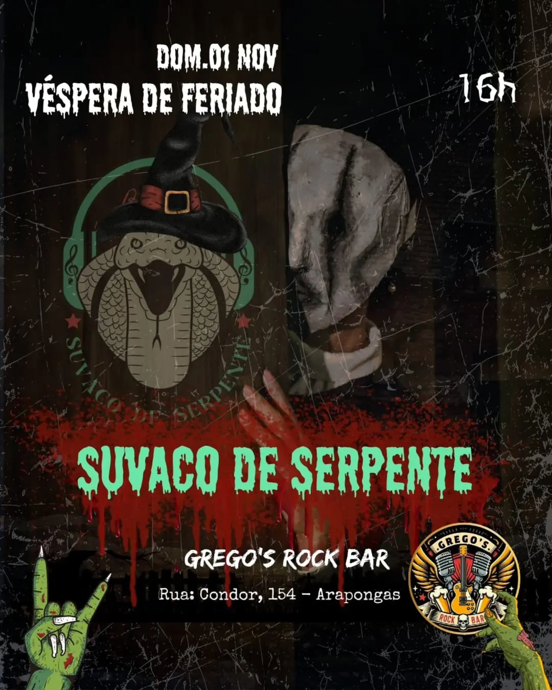 Flyer de Suvaco de serpente