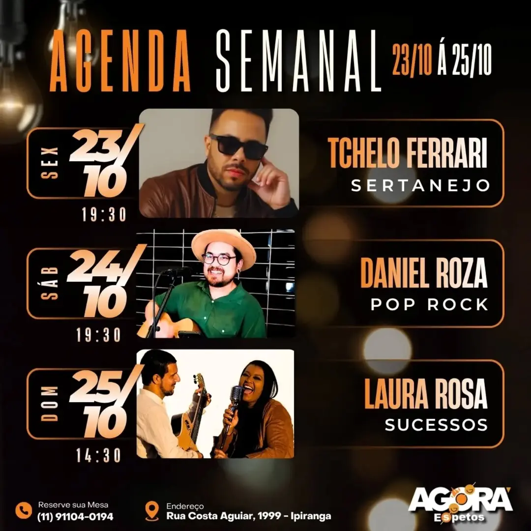 Flyer de Daniel Roza