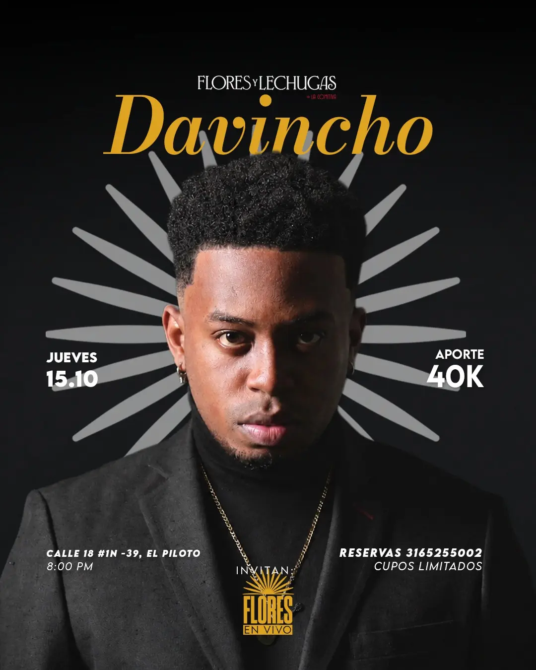 Flyer de David Castro