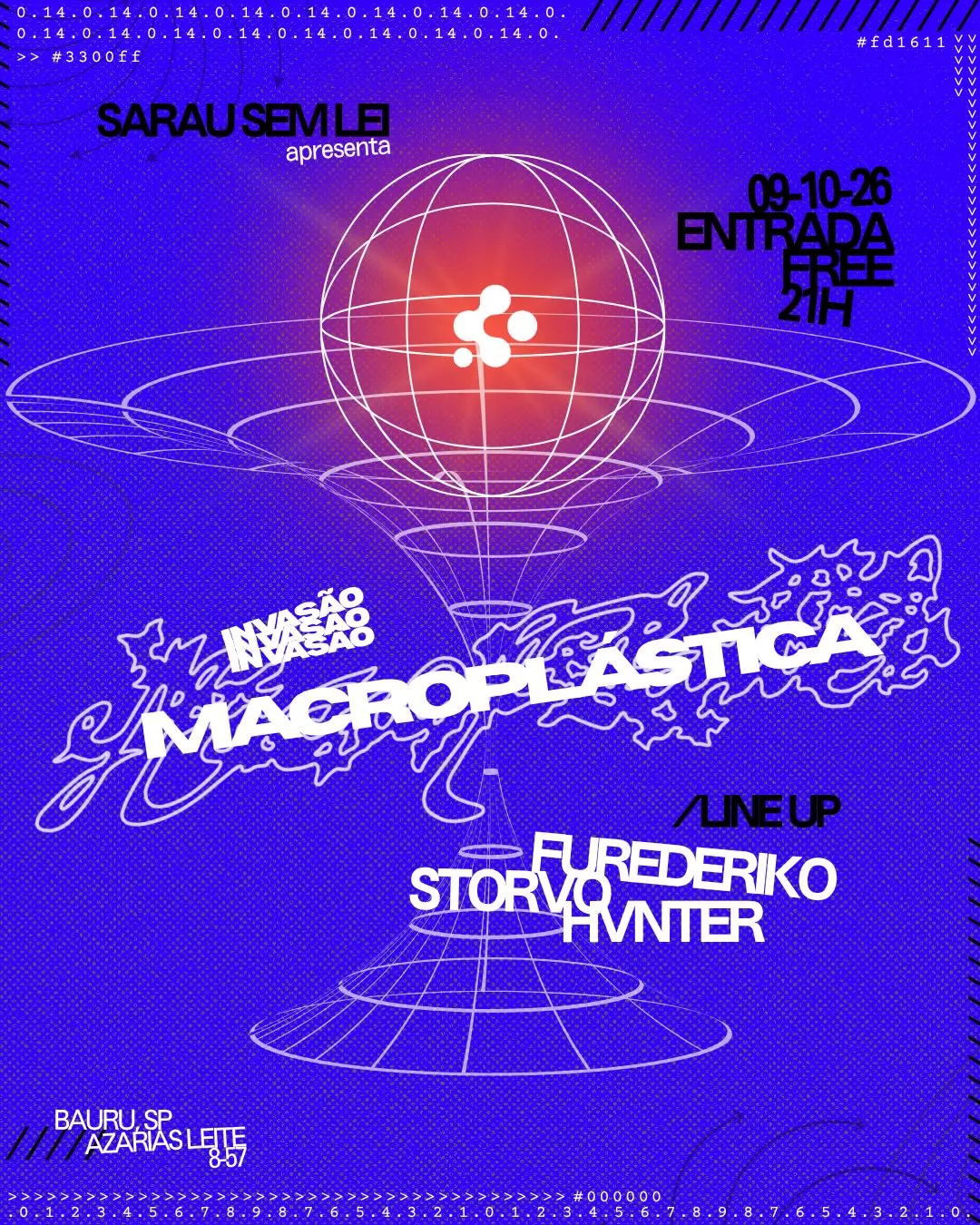 Flyer de Frederico Pereira, Hvnter777 e usertorvi