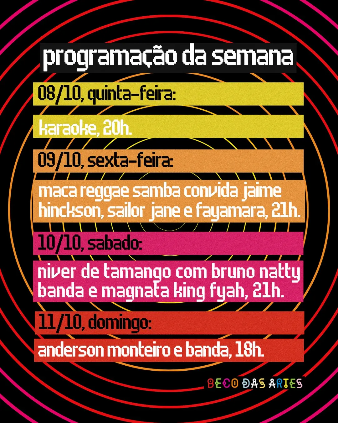 Flyer de Anderson Monteiro e Banda