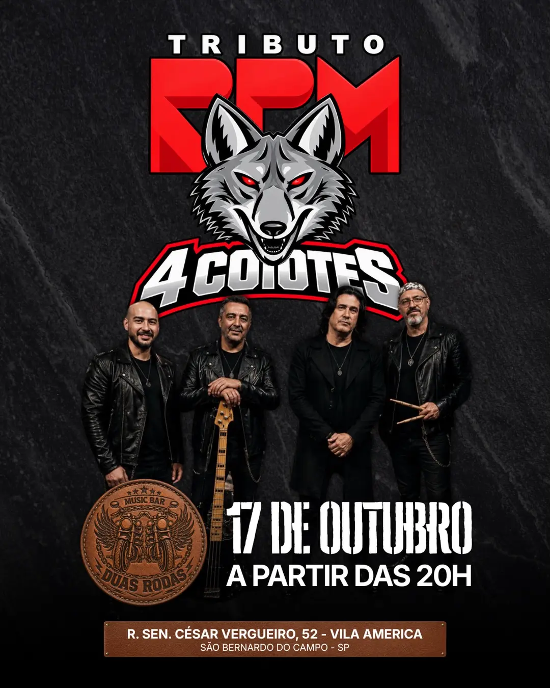 Flyer de 4coiotes.banda