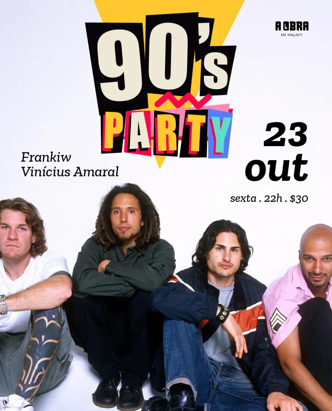 Flyer de Zé Antonio Frankiw e djviniciusamaral