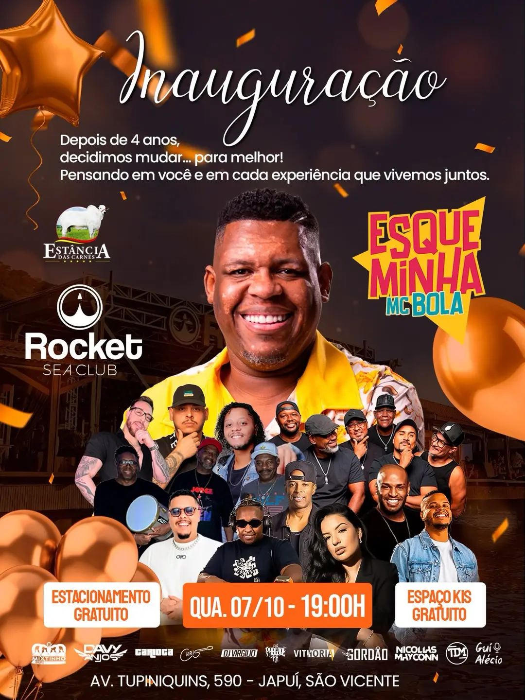 Flyer de Esqueminha MC Bola e MC Bola