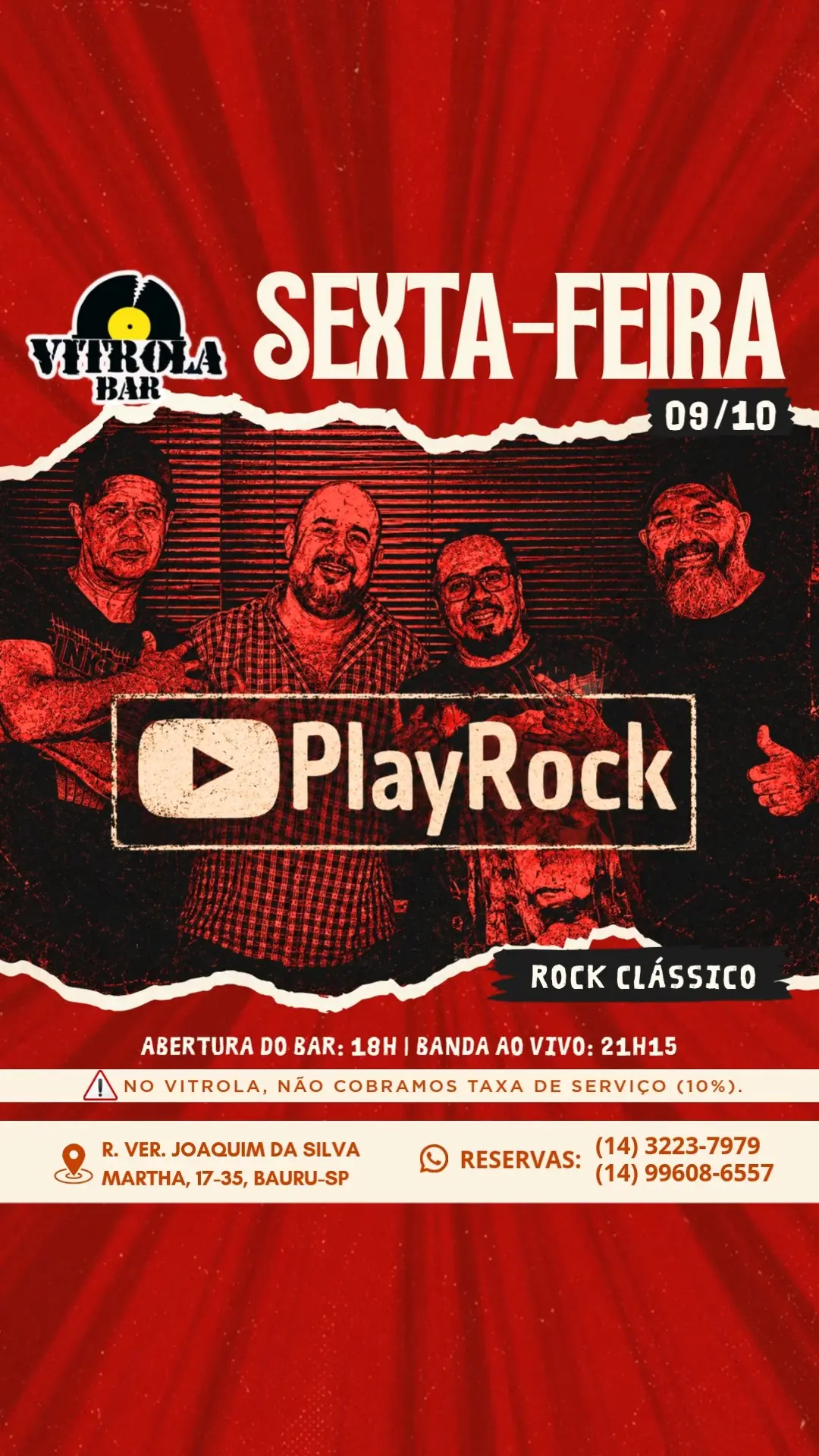 Flyer de PlayRock