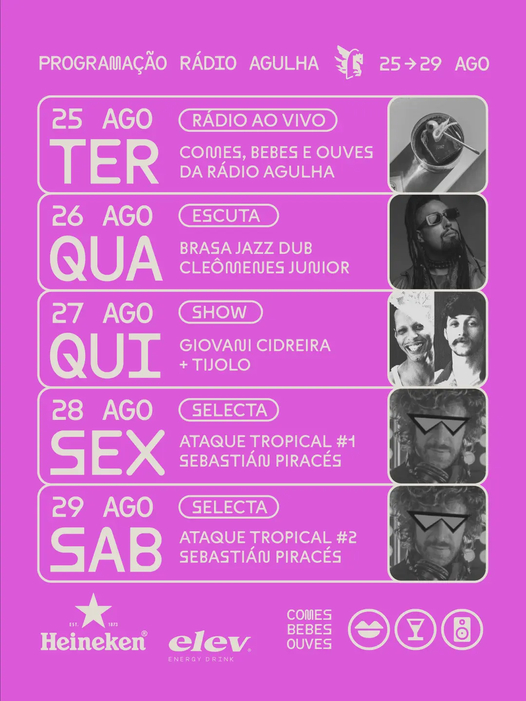 Flyer de Sebastián Piracés