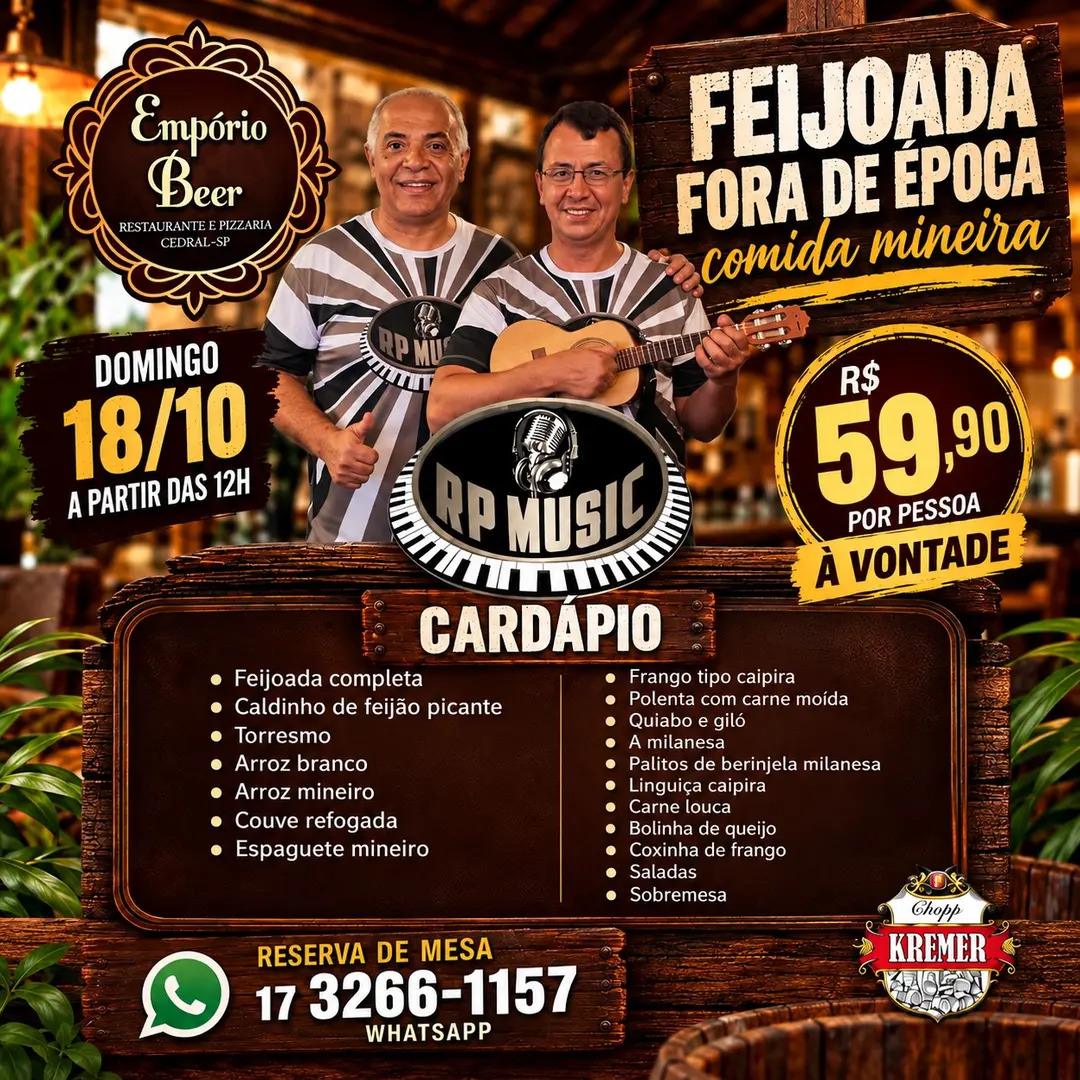 Flyer de RP Music