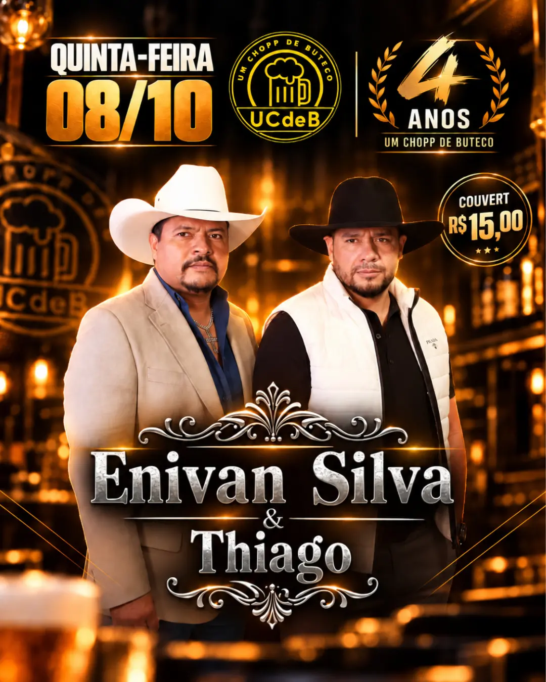 Flyer de Enivan Silva & Thiago