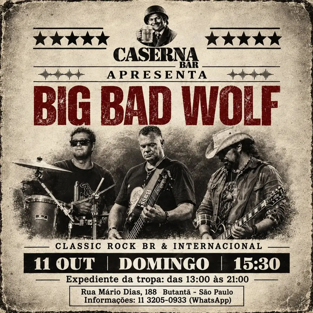 Flyer de Big Bad Wolf