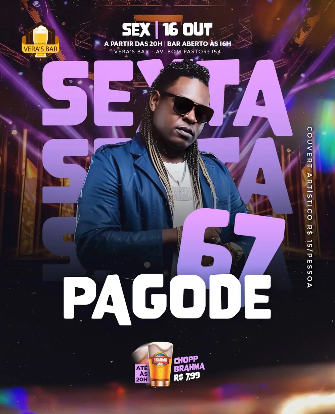 Flyer de Pagode 67