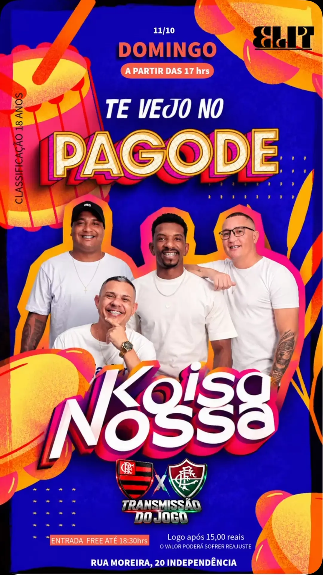 Flyer de Grupo Koisa Nossa