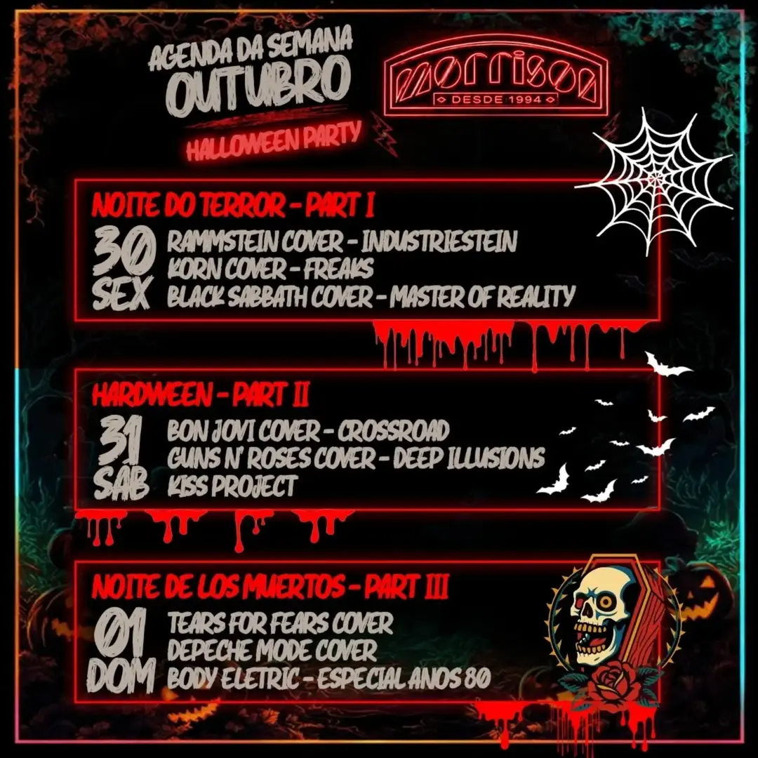 Flyer de Industriestein, Master of Reality e mais 4 artistas