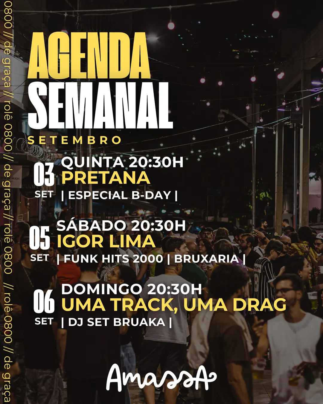 Flyer de Igor Lima e Pretana