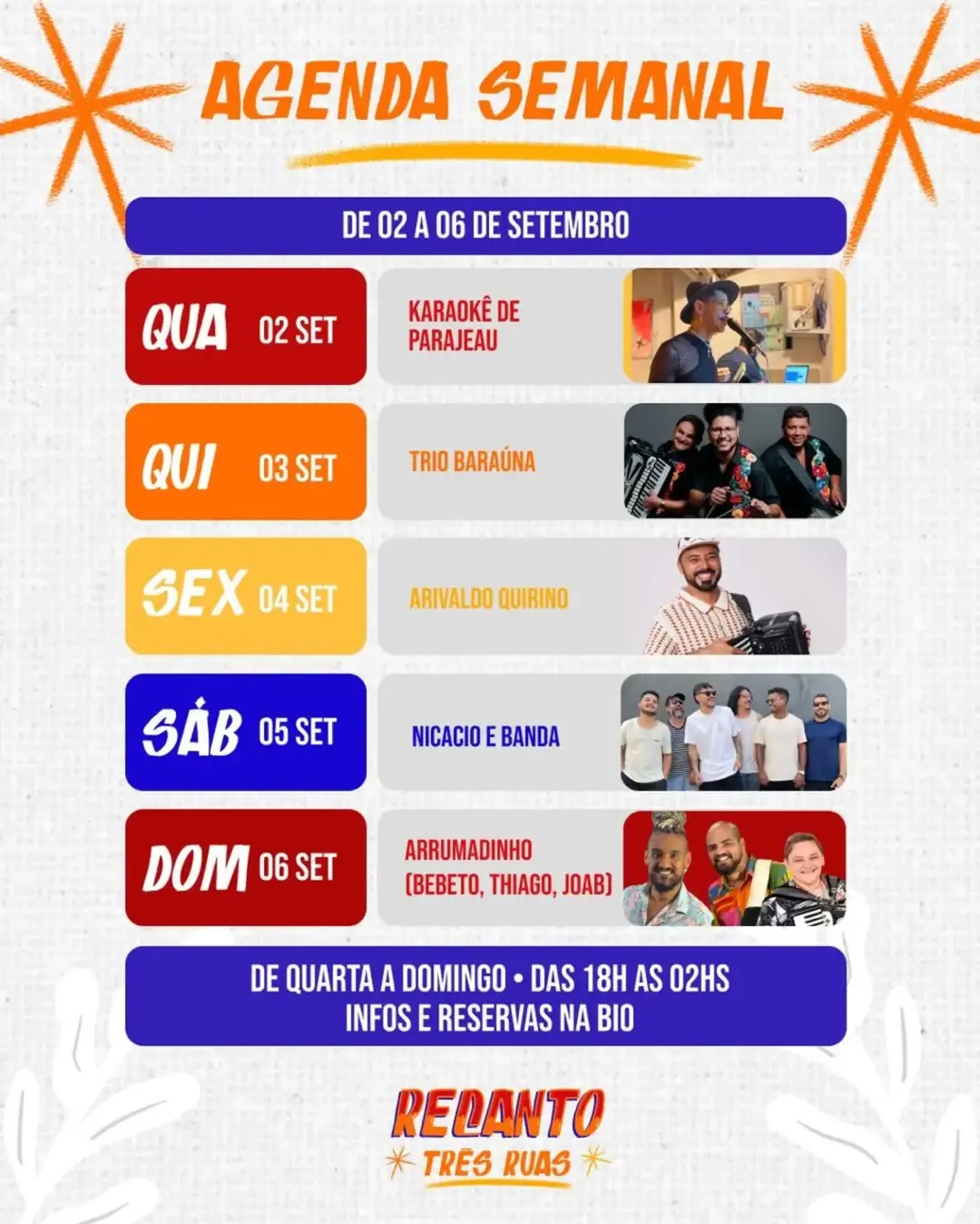 Flyer de Trio Baraúna