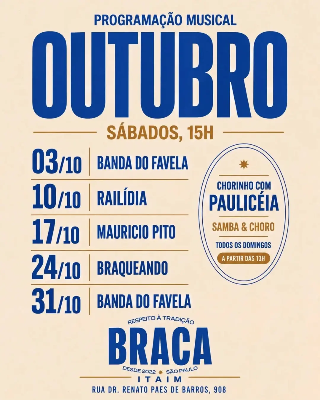 Flyer de Resenha da Birosca com Arthur Favela