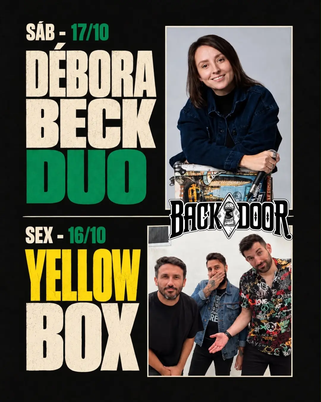 Flyer de Deborah Beck e the_office_music