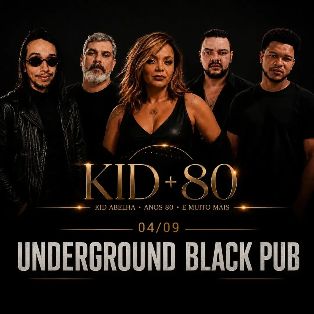 Flyer de Kid + 80, Jota Skank e mais 2 artistas