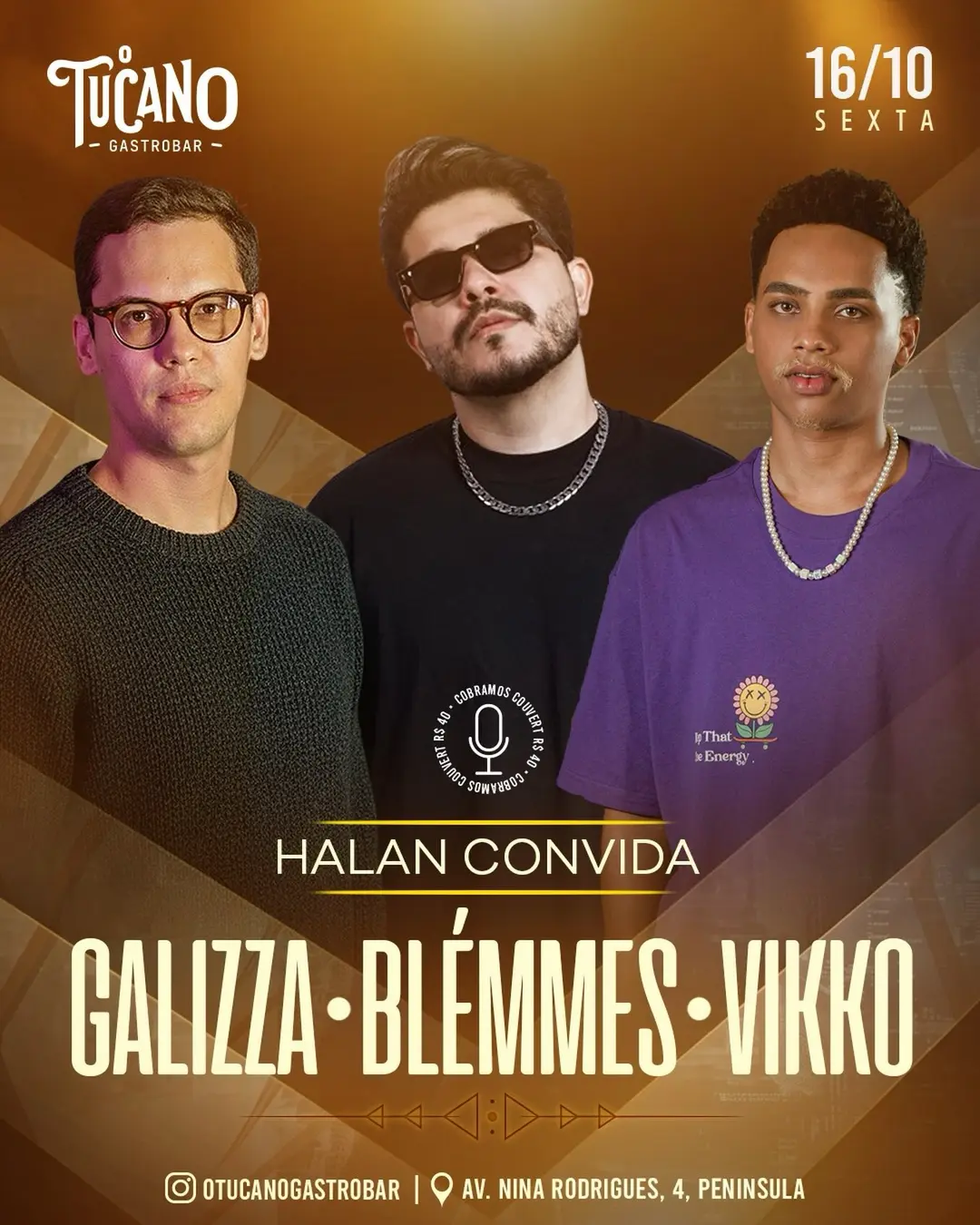 Flyer de Vikko, Halan, Galizza e Blémmes