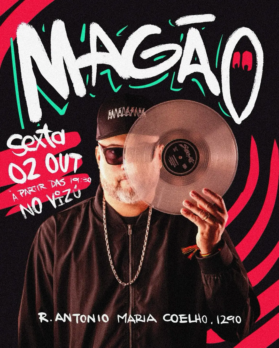 Flyer de DJ Magão