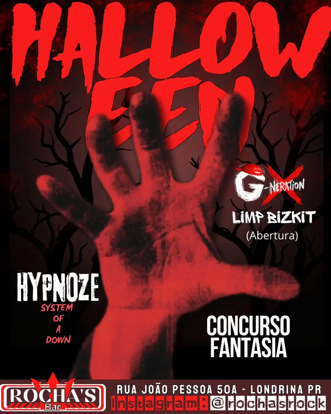 Flyer de HYPNOZE e G-NERATION X