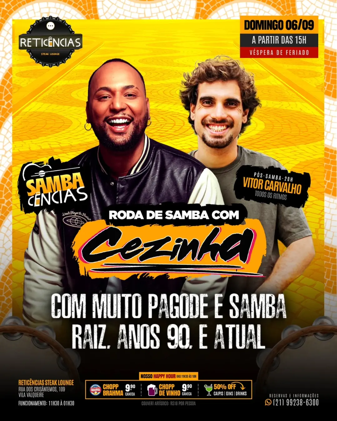 Flyer de Cezinha