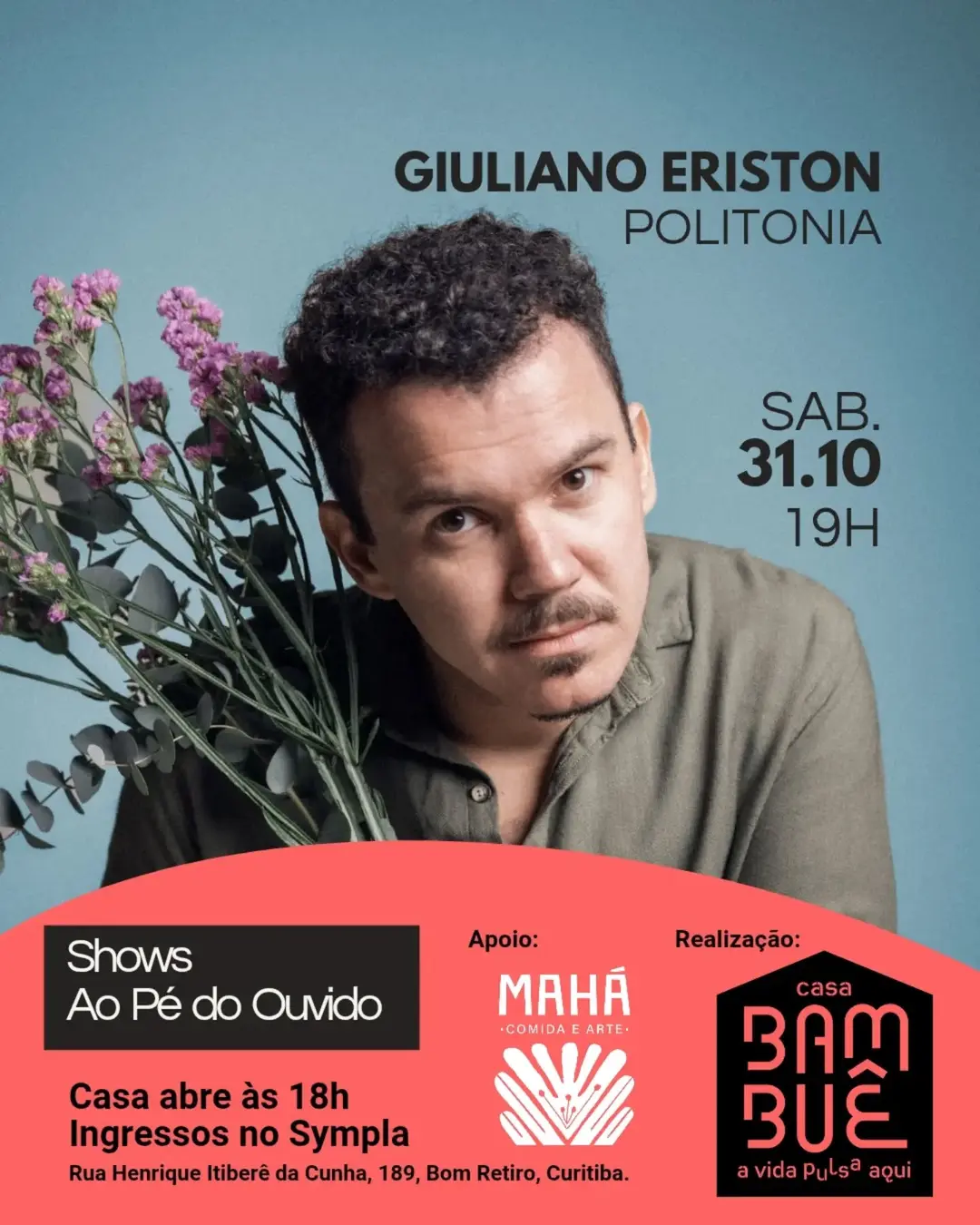 Flyer de Giuliano Eriston