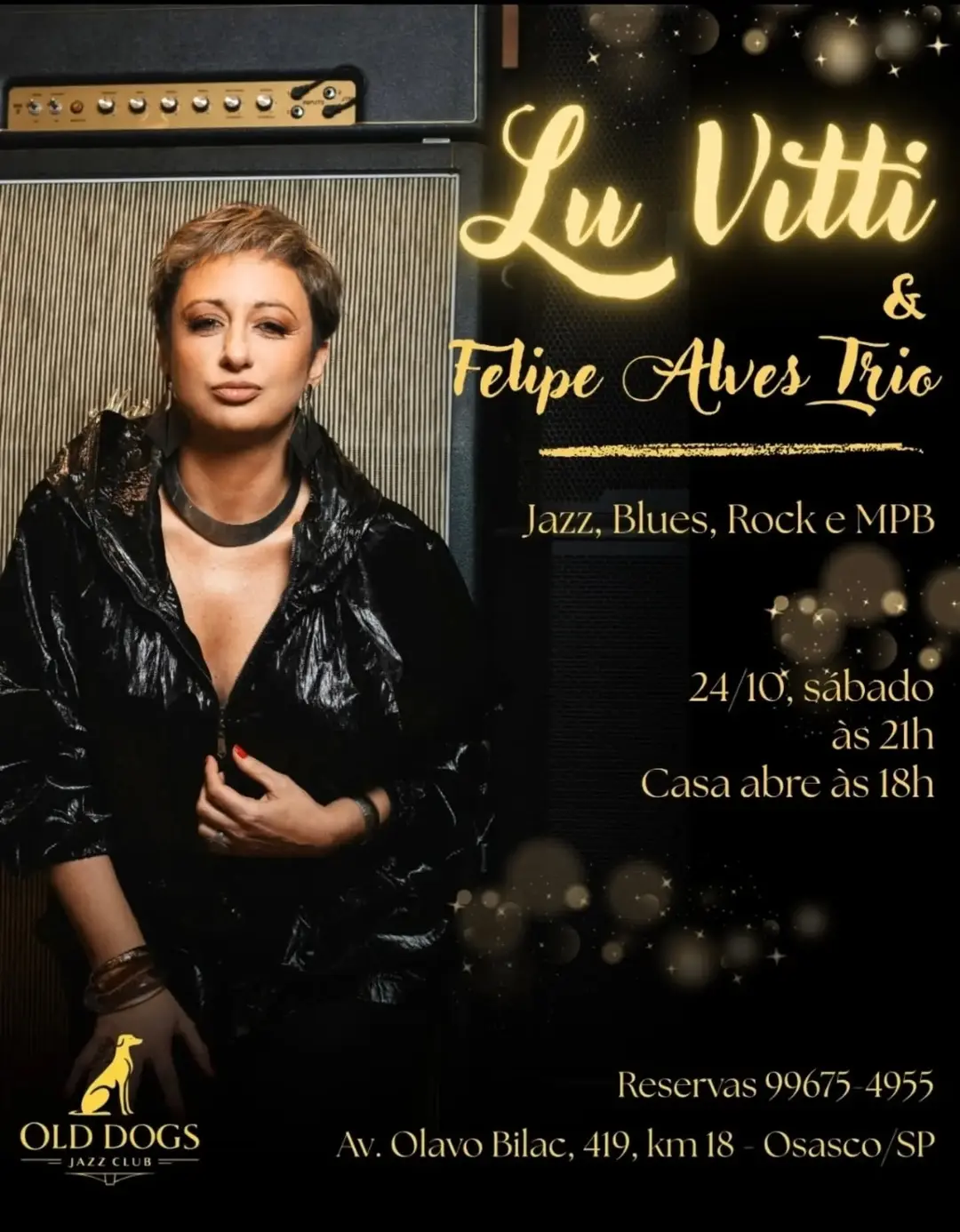 Flyer de Lu Vitti & Felipe Alves Trio