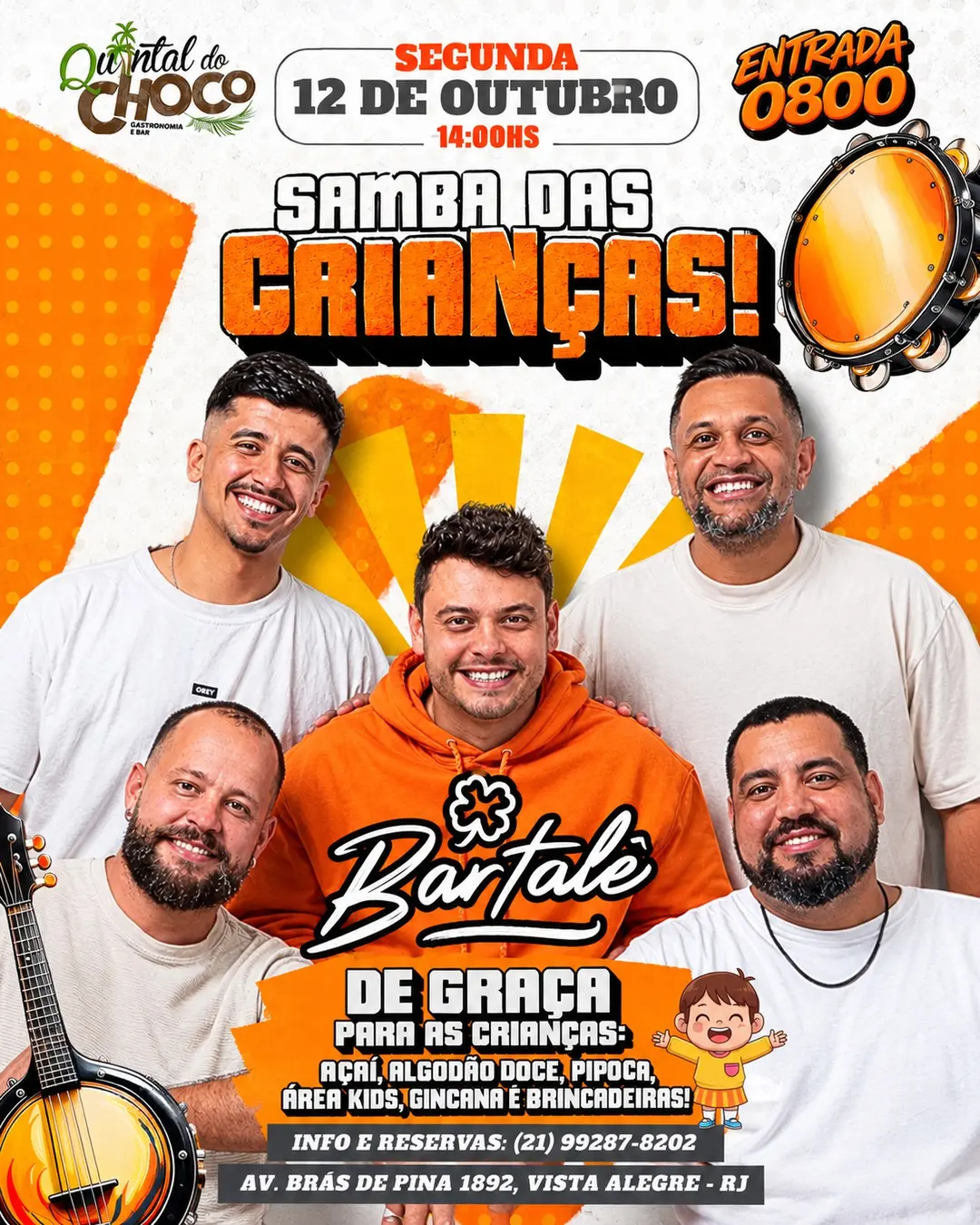 Flyer de Grupo Bartalê