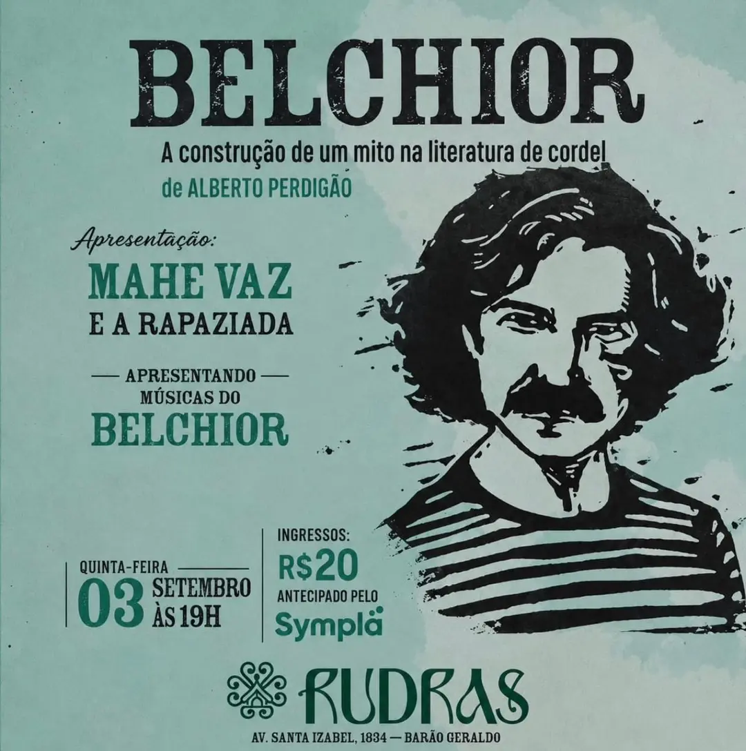 Flyer de Mahê Vaz e A Rapaziada