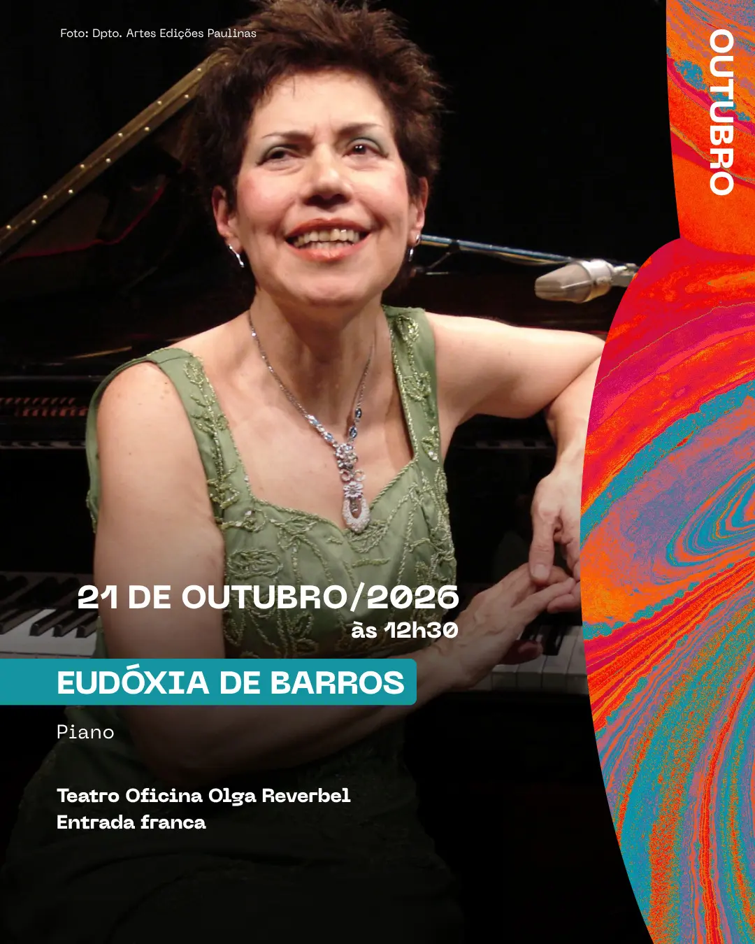 Flyer de Eudóxia de Barros