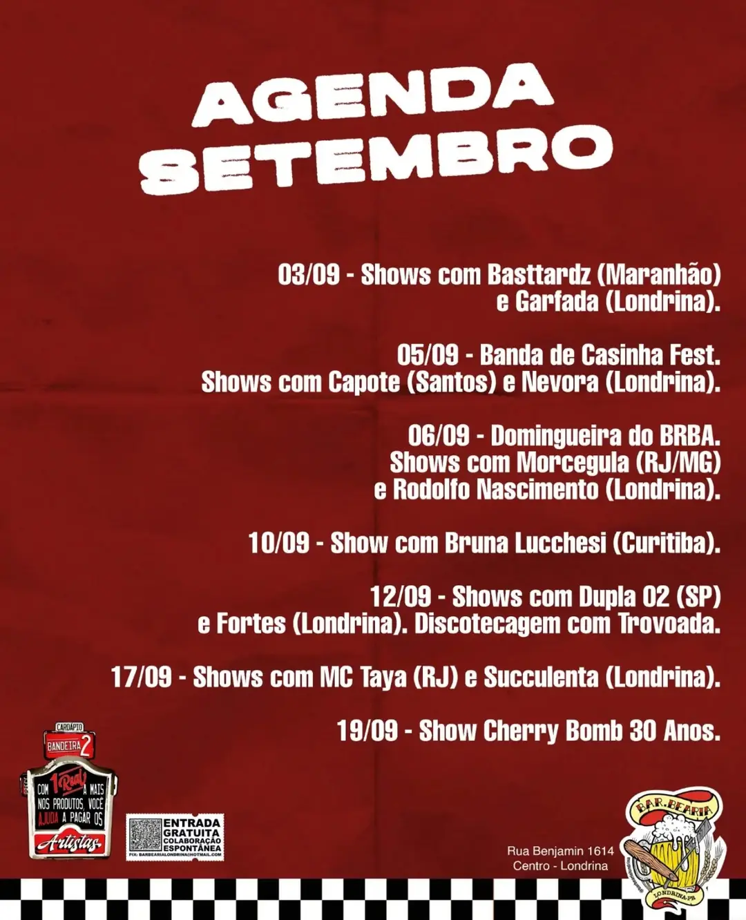 Flyer de Bruna Lucchesi