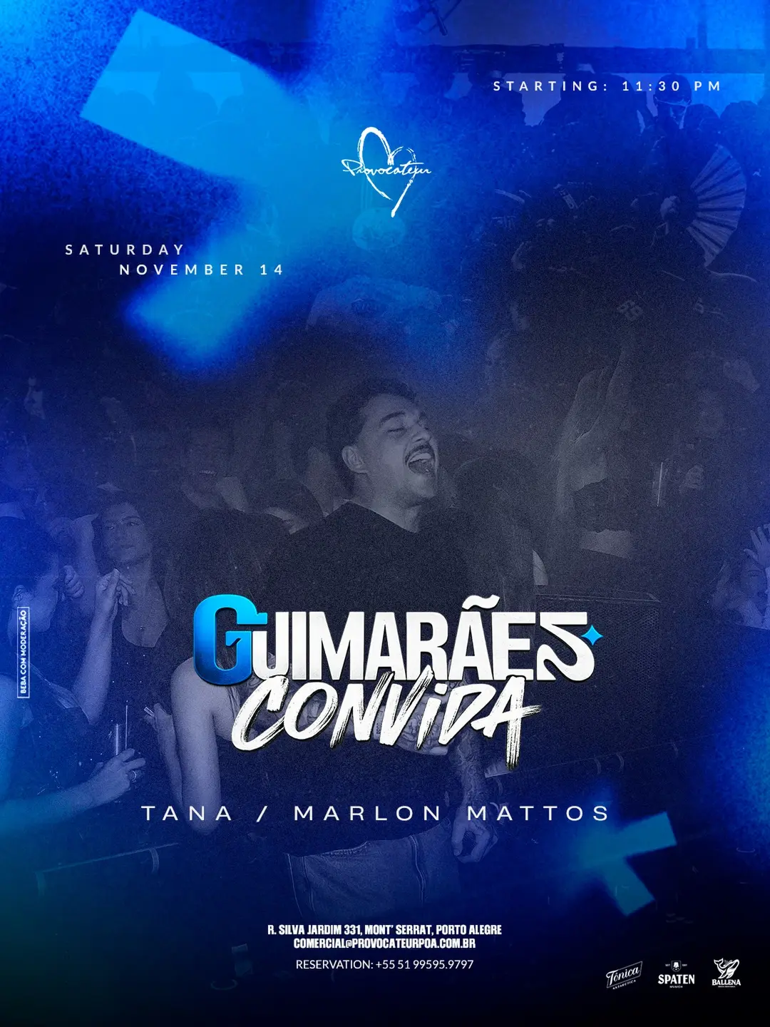 Flyer de Tana, Odj Guimarães e marlonmattosdj