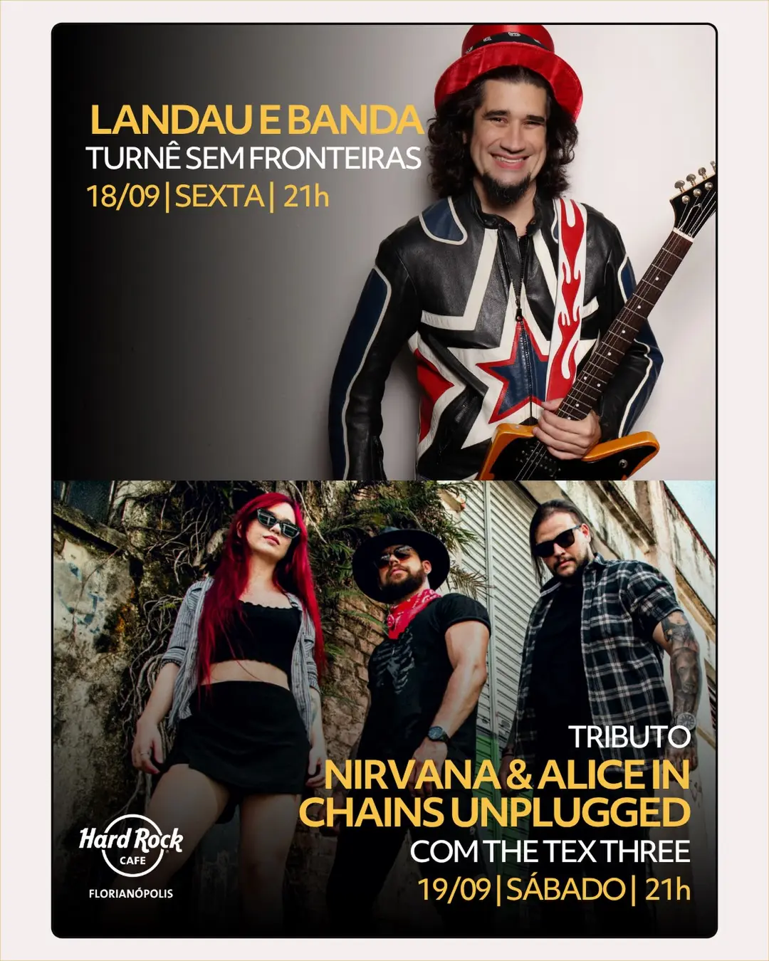 Flyer de The Tex Three
