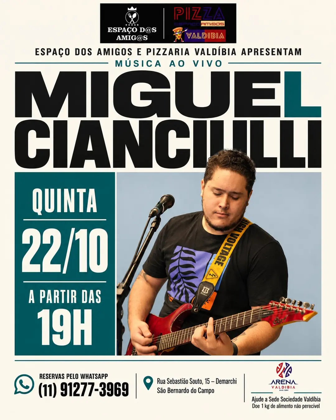 Flyer de Miguel Cianciulli
