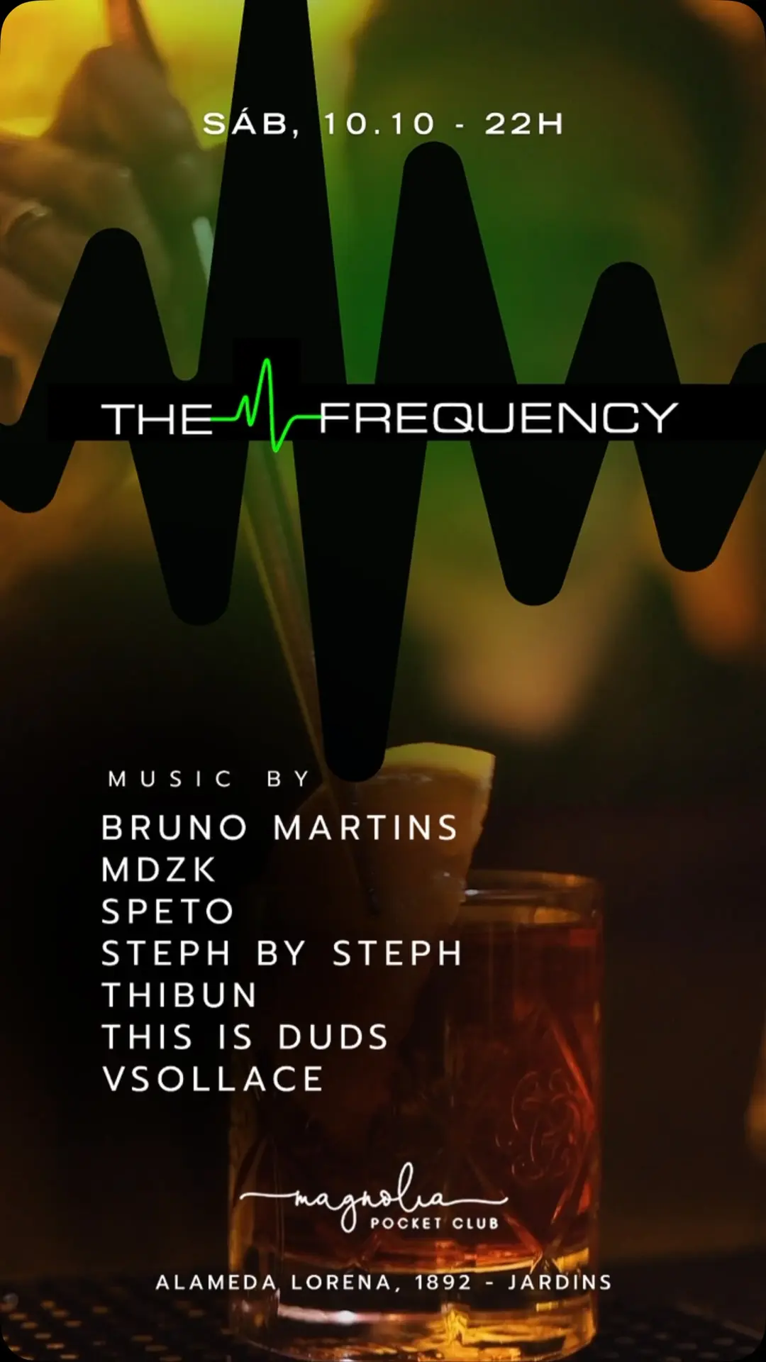 Flyer de This Is Duds, Bruno Martins, MDZK e mais 4 artistas