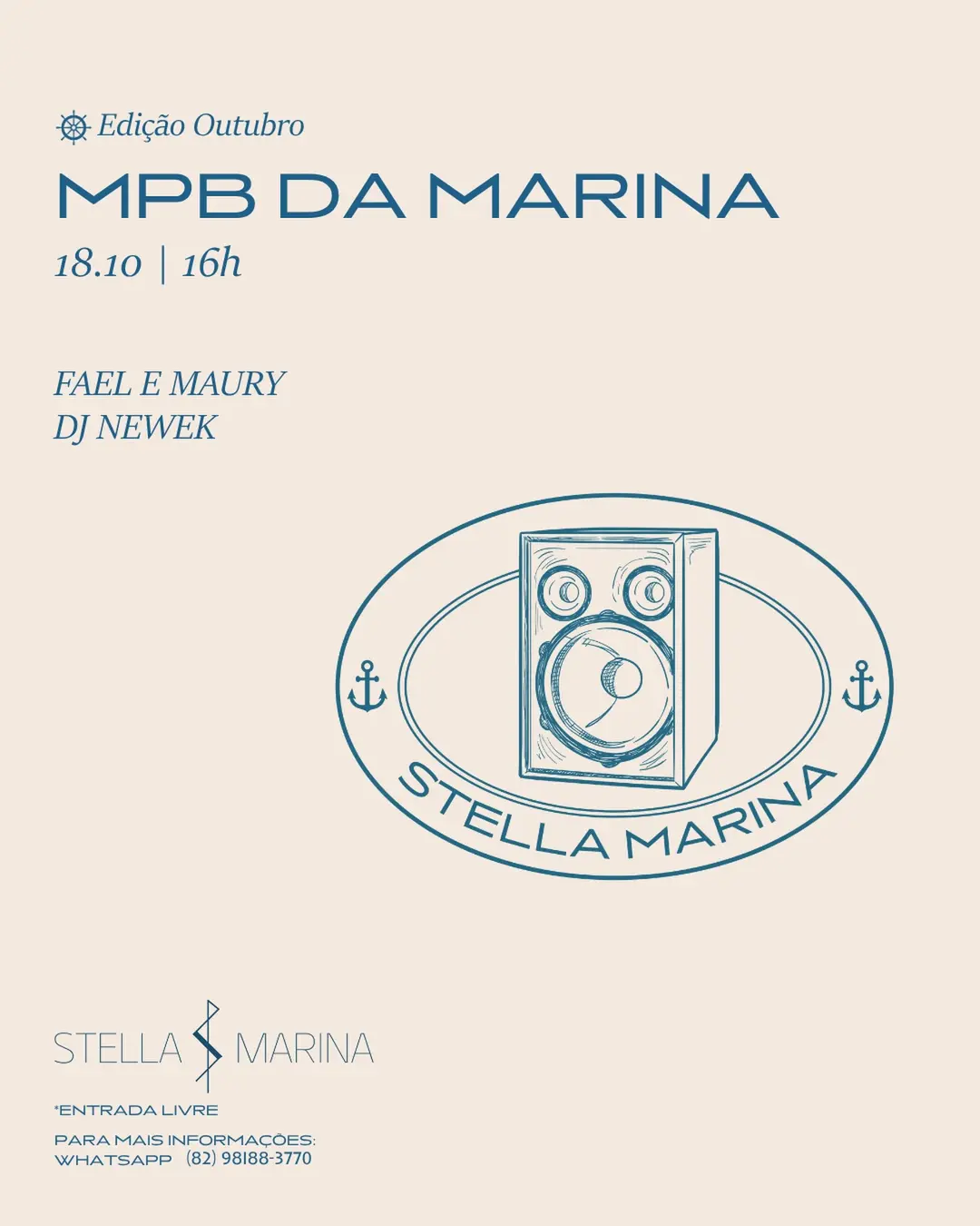 Flyer de Fael & Maury e DJ Newek