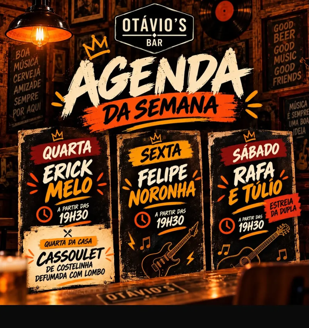 Flyer de Rafa e Túlio