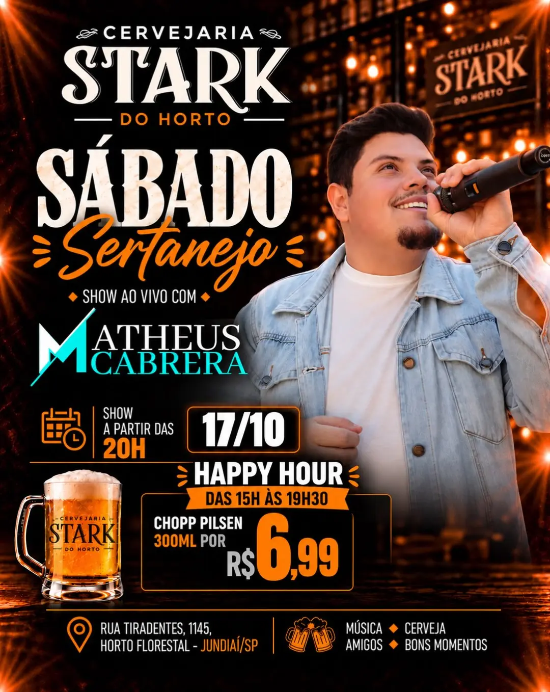 Flyer de Matheus Cabrera