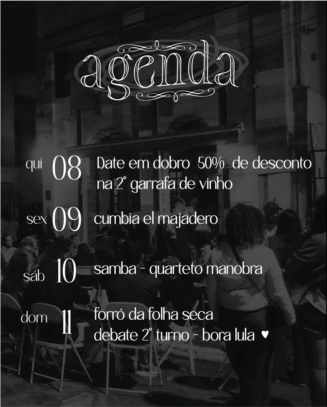 Flyer de Forró Folha Seca