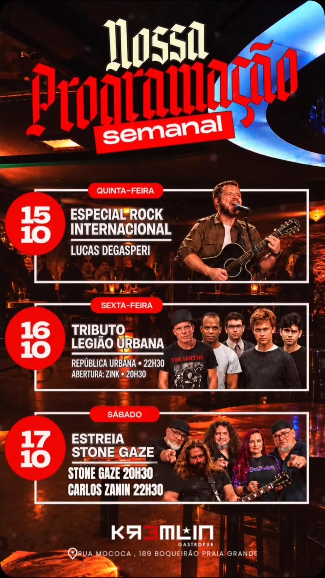 Flyer de Lucas Degasperi e The Smiths